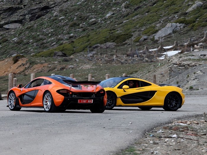 Two McLaren P1 Prototypes Spotted